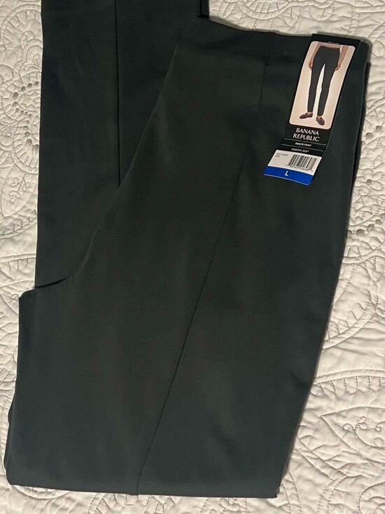 Banana Republic Pants - Banana Republic Ponte Pant Stretch Knit Flattering Fit Size L